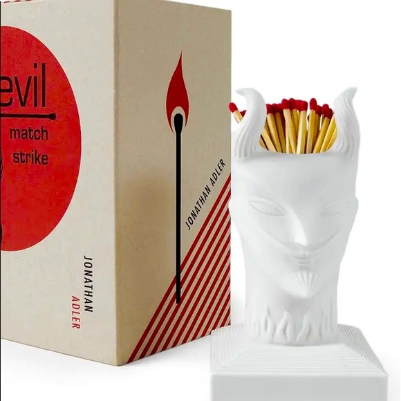 Jonathan Adler Porcelain Devil Match Strike - Picture 7 of 7